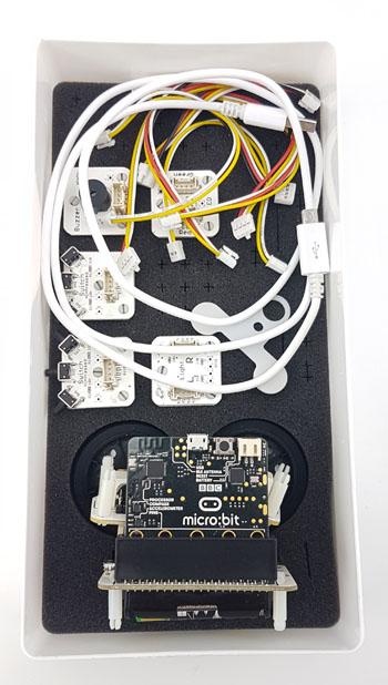 Invent! Robotics kit with messy cables