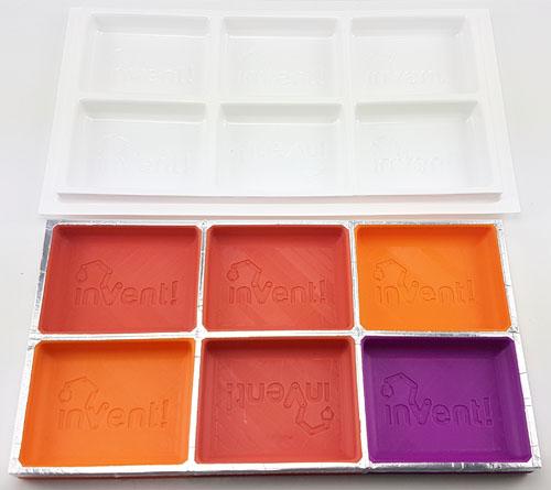 6 impression tooling for vacuum formed 3D printed trays